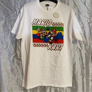 Mario Kart NWT SZ L Official Nintendo tee shirt 100%cotton